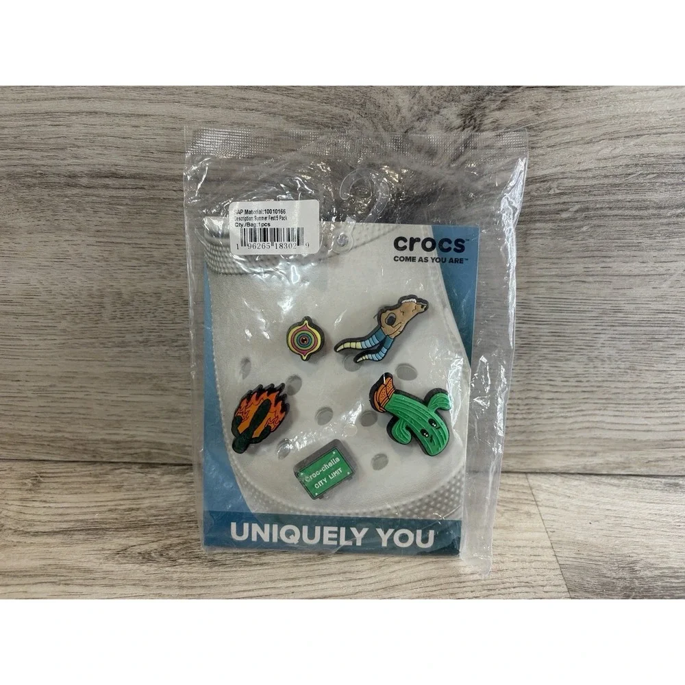 Crocs Jibbitz 5-Pack Summer Shoe Charms Jibbitz Desert Music Festival Coachella‎